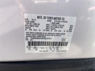 2017 Ford Explorer XLT