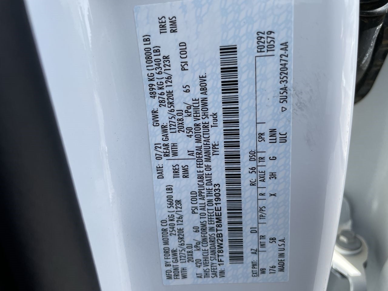 2021 Ford Super Duty F-250 SRW XL