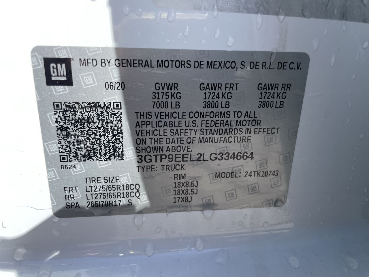 2020 GMC Sierra 1500 AT4