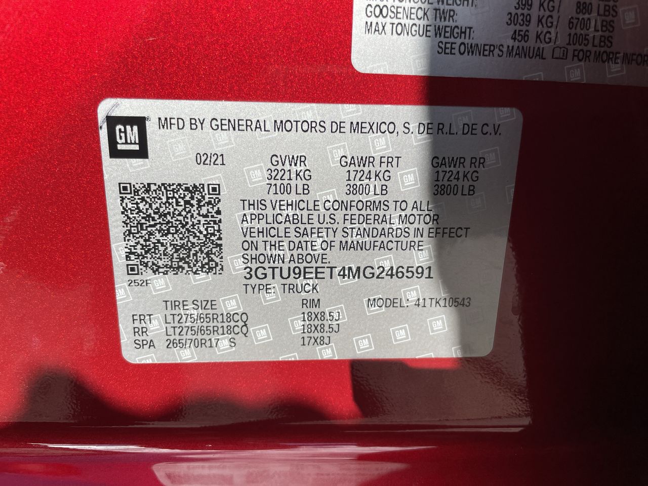 2021 GMC Sierra 1500 AT4