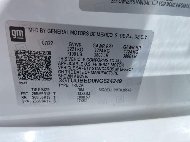 2022 GMC Sierra 1500 SLE