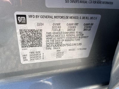 2025 GMC Sierra 1500 SLT