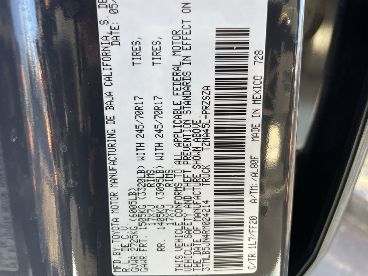 2024 Toyota Tacoma 4WD SR5