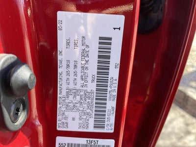 2022 Toyota Tundra 4WD SR5