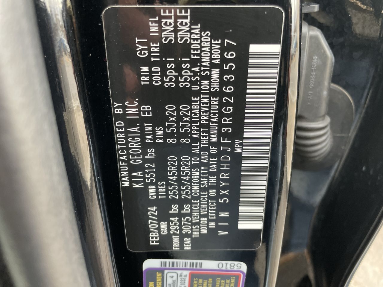 2024 Kia Sorento X-Line EX