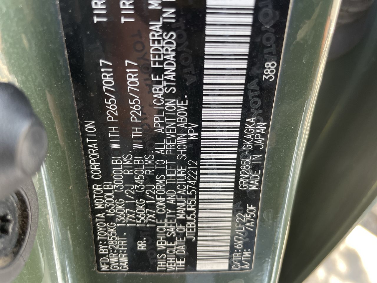 2020 Toyota 4Runner SR5