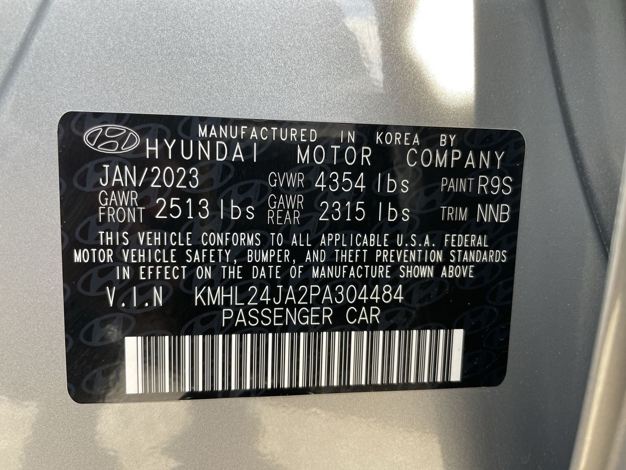 2023 Hyundai Sonata SE