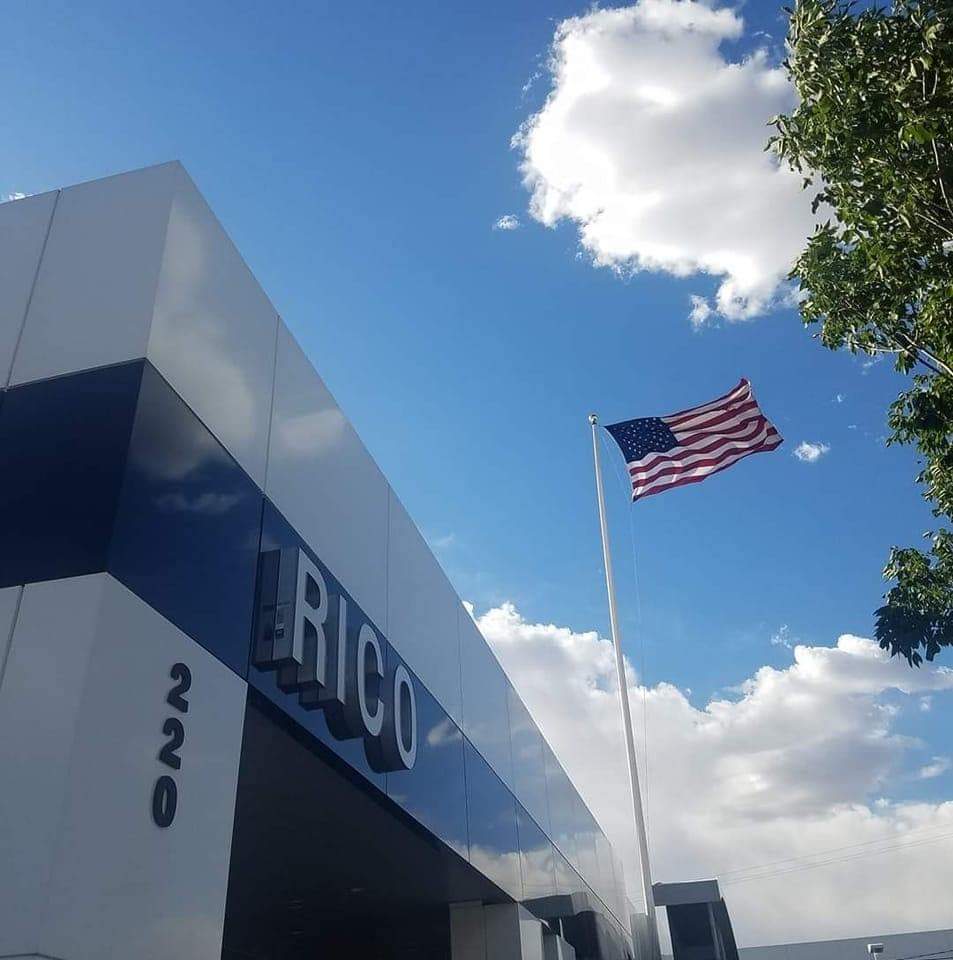 Exterior view of Rico Auto Complex dealership showcasing its showroom